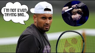 The Day Nick Kyrgios Completely DESTROYED A Top 10 Tennis Player NO MERCY [upl. by Ecad589]