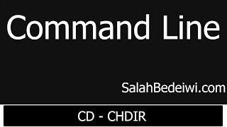 learn command line CD  CHDIR  كيفية تغيير الدليل في ويندوز الخاص بك [upl. by Bertero]