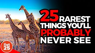 25 Rarest Things Youll Probably Never See [upl. by Rebme]