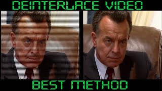 How to Deinterlace Footage easy method using artificial inteligence [upl. by Aihsrop]