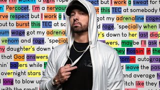 Eminem  Rock Bottom  Rhymes Highlighted [upl. by Suedama]