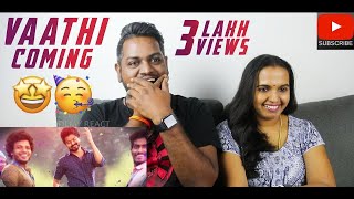 Vaathi Coming Song Reaction  Malaysian Indian  Thalapathy Vijay  Anirudh  Master  4K [upl. by Tserof]