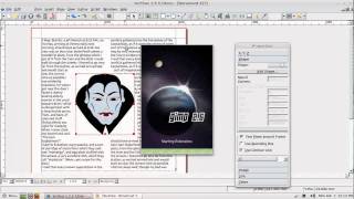 Scribus Video Tutorial  Part 4  Text around an image 2 of 2 [upl. by Eemak]