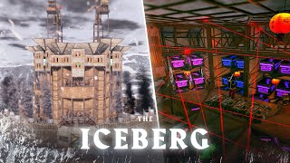 THE ICEBERG  Best 3x3 Clan Base in RUST  Open Core  Wide Gap  Build Tutorial 2022 [upl. by Isacco848]