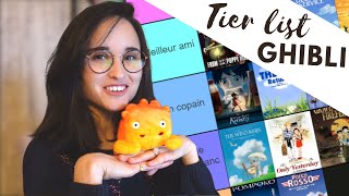 Ma TIER LIST de GHIBLI [upl. by Cory308]