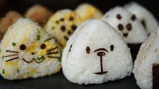 Onigiri  boulette de riz japonaise  4 versions  Cooking With Morgane [upl. by Assilaj948]