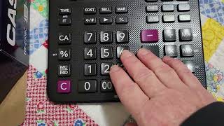 On the Go Adding Machine REVIEW Casio HR200RC Printing Calculator [upl. by Tamarah]