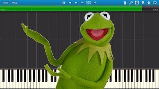 KERMIT THE FROG Synthesia MIDI Art [upl. by Sauers]