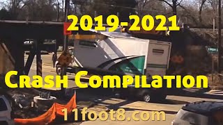 11Foot8 Crash Compilation 20192021 [upl. by Hgielrebma]