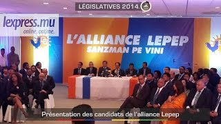 Candidats de l’alliance Lepep «La meilleure équipe imaginable» [upl. by Nitsoj]