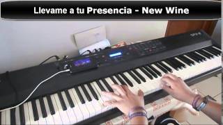 LLEVAME A TU PRESENCIA  New Wine  Piano [upl. by Ellatnahc63]