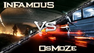 BF3  InFamouSEndLess I4L vs OmZ OsMoZe  Opération Métro  BigWar Cup CSL  PS3 [upl. by Durrace]