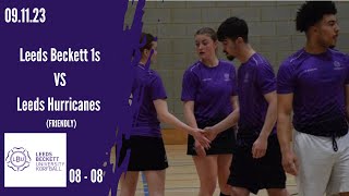 Leeds Beckett 1s VS Leeds Hurricanes [upl. by Noteloc826]