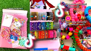 📿 Clay Bead Bracelet Making 💰 Small Business TikTok Compilation 88 [upl. by Allerie]