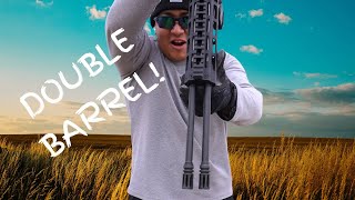 Double Barrel Ar15 The Ultimate Apocalypse Rifle  Gilboa Snake AR15 [upl. by Pablo449]