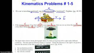 College Physics Kinematics Problem Set 13 [upl. by Julietta]