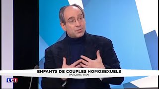 Les difficultés des enfants de couples homosexuels évoqués par un docteur  190116 LCI [upl. by Tterb]