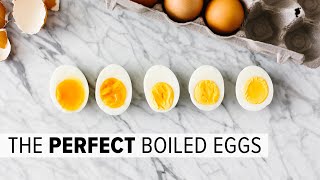 PERFECT BOILED EGGS EVERY TIME  hard boiled eggs  soft boiled eggs [upl. by Anhsirk895]