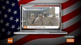 HLN Salute to Spc Kimberly Agar US Army [upl. by Einobe711]