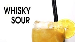 Whiskey sour recipe  How to make a whiskey sour [upl. by Sgninnej658]