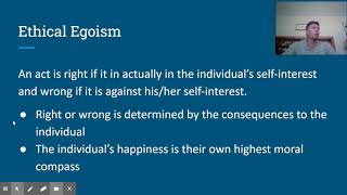 Ethical Egoism [upl. by Fredericka177]