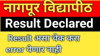 RTMNU Nagpur University Result 2021  How To check rtmnu result  rtmnuresult2021 nagpuruniversity [upl. by Yarod]