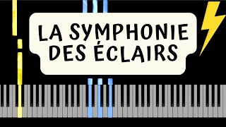 ZAHO DE SAGAZAN  LA SYMPHONIE DES ÉCLAIRS PIANO TUTO [upl. by Niajneb]