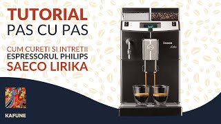 Intretinerea curatarea espressorului Philips Saeco Lirika [upl. by Rebmik600]