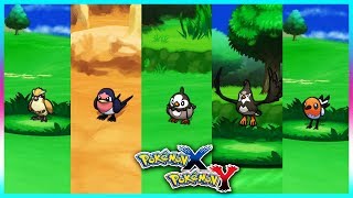 Pokemon X amp Y  PidgeyTaillowStarlyStaravia amp Fletchling Locations [upl. by Weintrob]