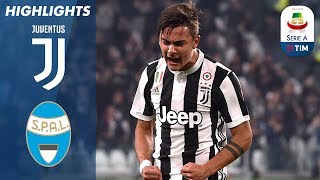 Juventus 41 Spal  Dybala and Cuadrado Score in Big Victory  Serie A TIM 201718 [upl. by Oakman906]