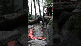 Crans Montana World Cup Course Crash  Very Technical Rock Garden [upl. by Eiuqnimod]