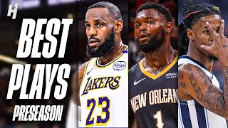 BEST Plays amp Highlights of the 2024 NBA Preseason 🔥 [upl. by Neerom]