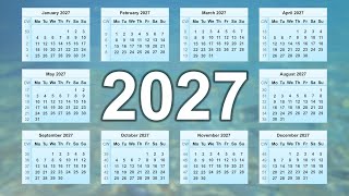 Calendar 2027 [upl. by Mila364]