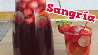 Deliciosa Sangria Hecha en Casa  Una Bebida Dulce y Refrescante [upl. by Earehs448]