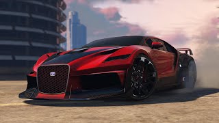 GTA 5  DLC Vehicle Customization  Truffade Thrax Bugatti Divo and Review [upl. by Yednarb]