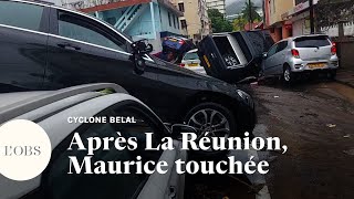 Cyclone Belal  lîle Maurice touchée par de fortes inondations [upl. by Biggs]