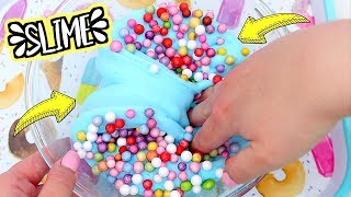 DIY UNICORN CRUNCH SLIME How To Make Glossy Slime [upl. by Eanyl]