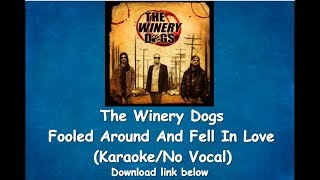 The Winery Dogs  Fooled Around and Fell In Love KaraokeNo Vocal [upl. by Fawne]