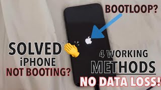 iPHONE How To Fix iPhone Flashing Apple Logo OnOff  Boot Loop Error  No Data Loss✔️ [upl. by Savannah]