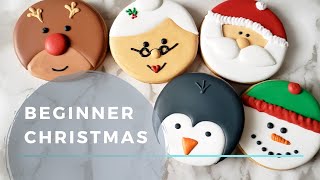 Easy Beginner Christmas Cookie Tutorial [upl. by Ard]