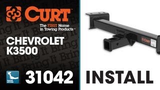 Front Mount Install CURT 31042 on 1994 Chevrolet K3500 [upl. by Christmann76]