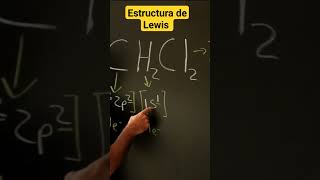 Estructura de Lewis del Diclorometano CH2Cl2 [upl. by Pangaro]