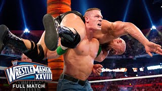 FULL MATCH  The Rock vs John Cena WrestleMania XXVIII [upl. by Morley]