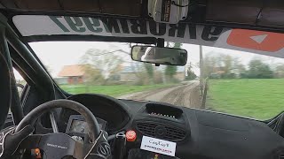 ONBOARD Renault Clio R3  ShortRally Moorslede 2023  KP Moorslede  Debyser N amp Vandenbussche J [upl. by Idet]