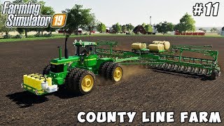 Planting cotton selling pellets chopping alfalfa silage  County Line Farm  FS 19  Timelapse 11 [upl. by Sothena]