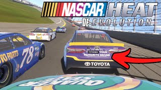 Playing NASCAR Heat DeEvolution [upl. by Arhoz]