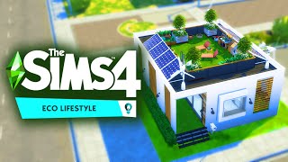 Building an ECO CUBE Home  The Sims 4 Eco Lifestyle [upl. by Afaw]