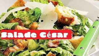 Recette  Salade César Chicken César Salad [upl. by Yelac]