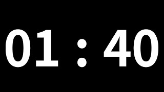 1분 40초 타이머 1 minute 40 second timer 100 second timer [upl. by Seabrooke]