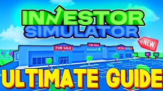 INVESTOR SIMULATOR ULTIMATE GUIDE ROBLOX [upl. by Olmsted241]